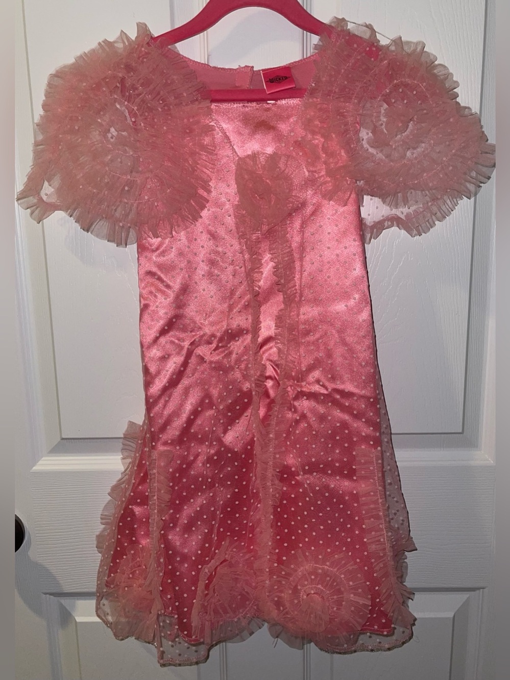 Wicked Glinda Popular girls 4-6 pink dress Halloween dress up